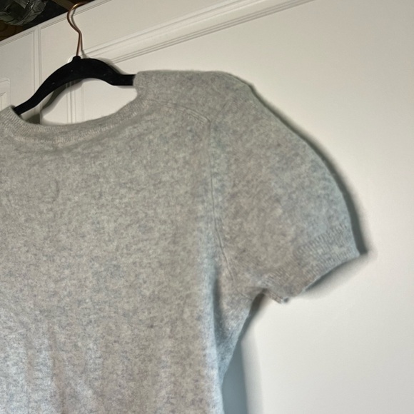 Paloma 100% Cashmere Short Sleeve Sweater - Picture 9 of 10